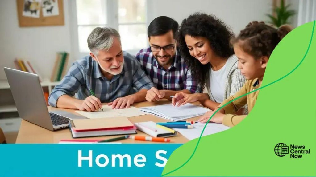 Online compliance system for homeschooling families