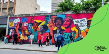 Public protest art and symbolic displays that inspire change