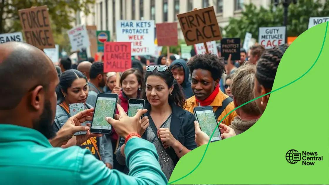 Benefits of using protest mapping tech