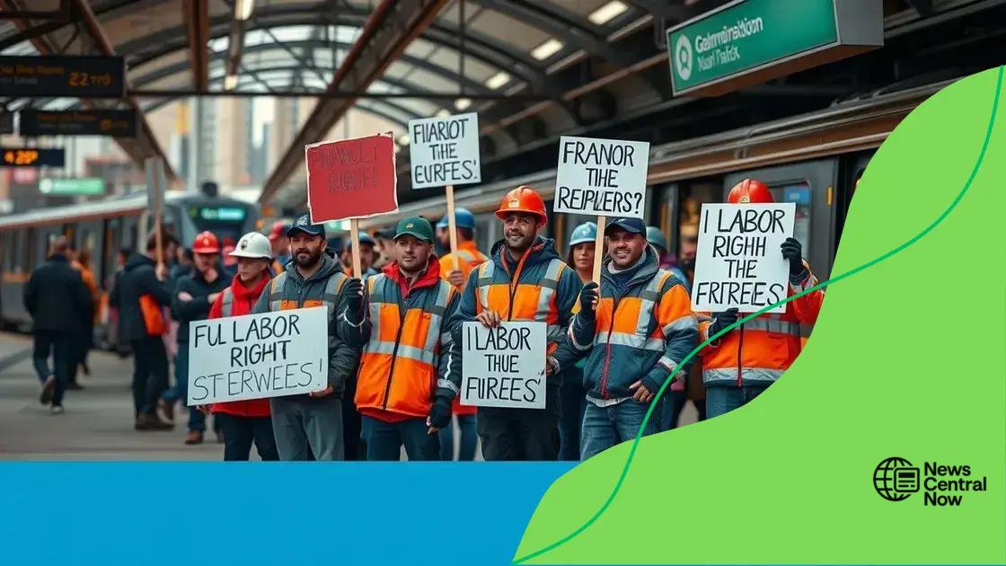 Factors driving the strikes