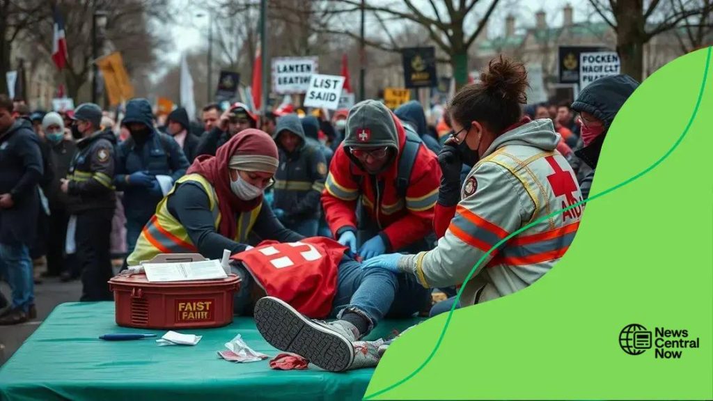 Protester medical aid protocols: life-saving strategies