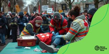 Protester medical aid protocols: life-saving strategies