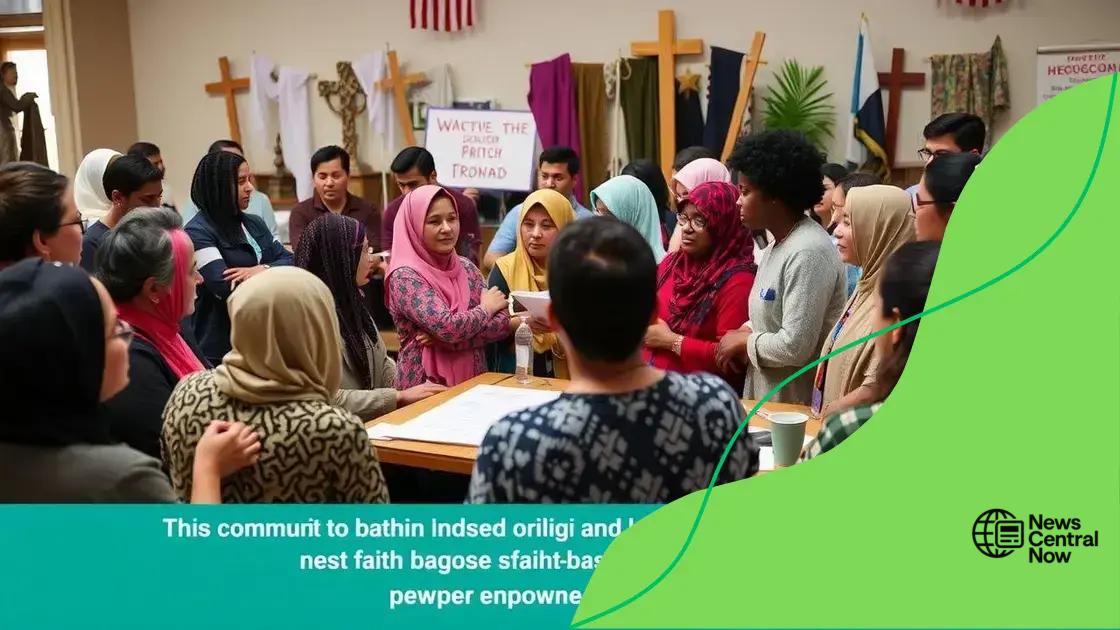 The role of community in mobilizing faith-based protests