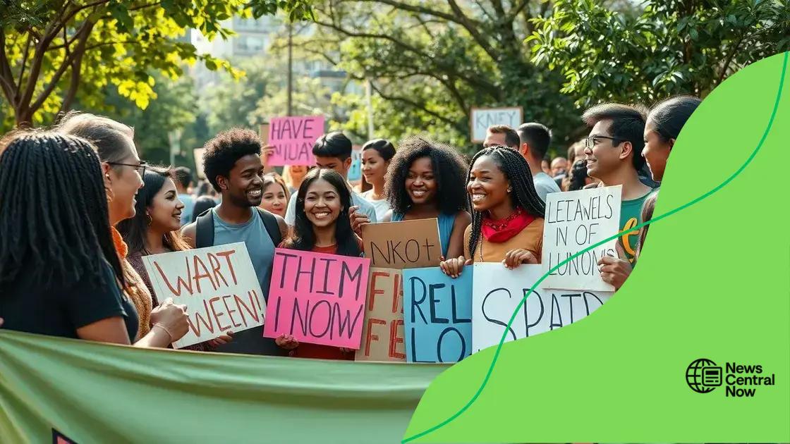 Mobilizing communities for protest action