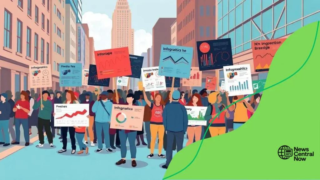 Civic protest infographic campaigns that inspire action
