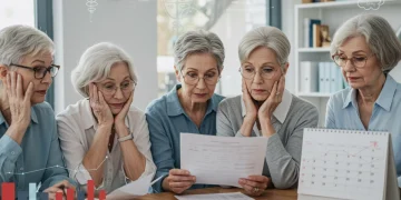 Seniors review documents, concerned about 2026 Medicare Part B premium increase