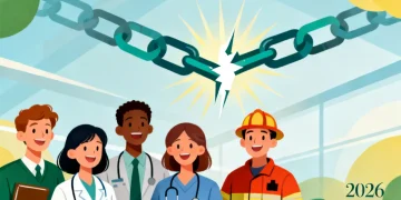 Public service workers celebrating student loan forgiveness in 2026