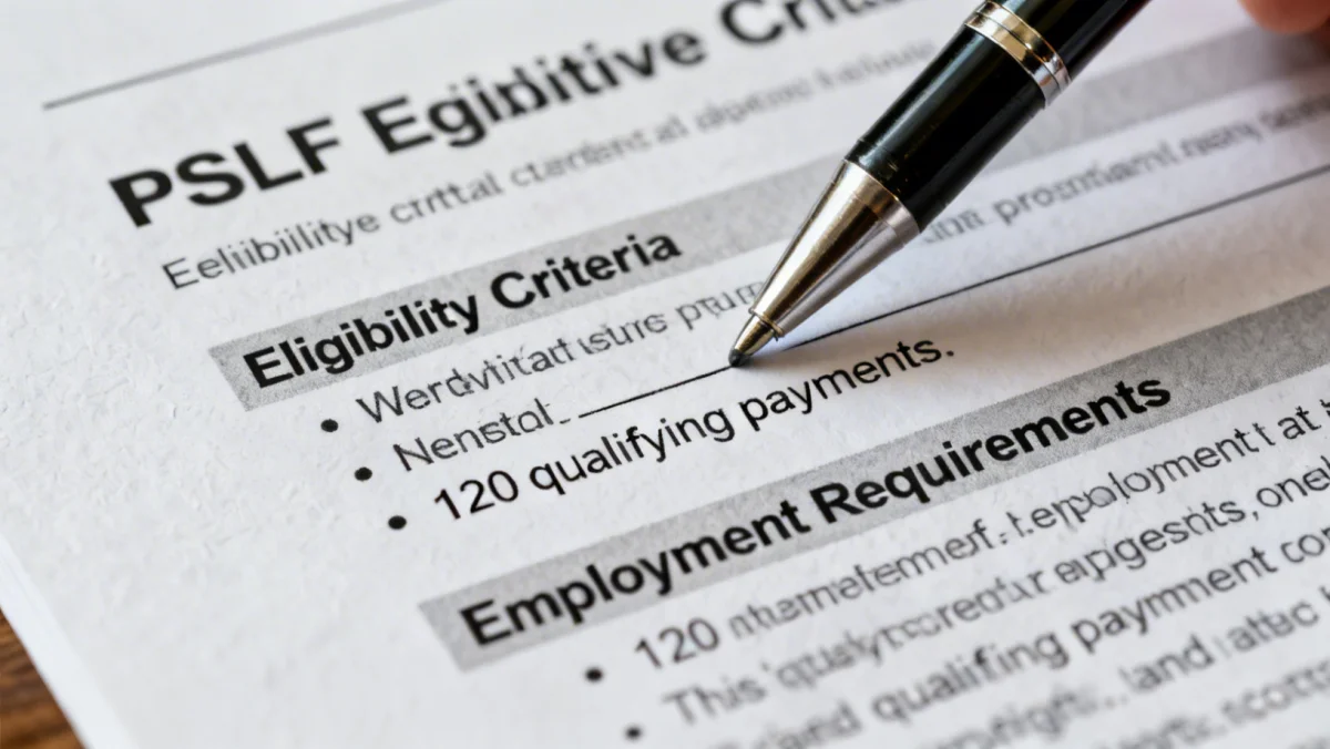 Detailed PSLF eligibility requirements document for public employees