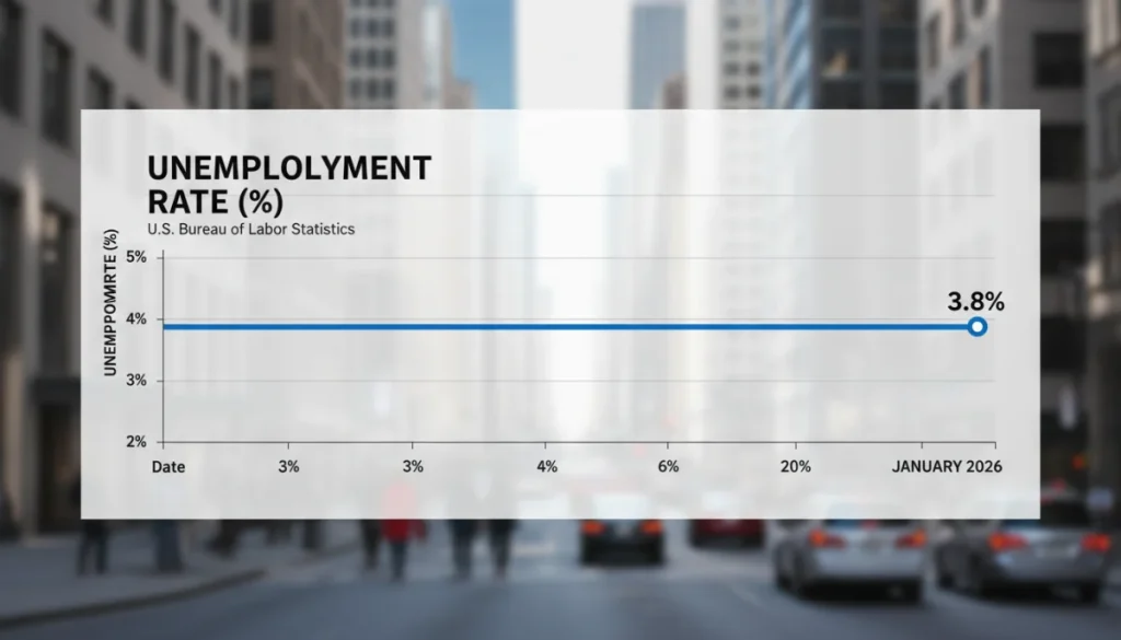 US Jobs Report: Unemployment Steady at 3.8% in January 2026