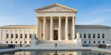 United States Supreme Court building, symbol of justice and legal authority